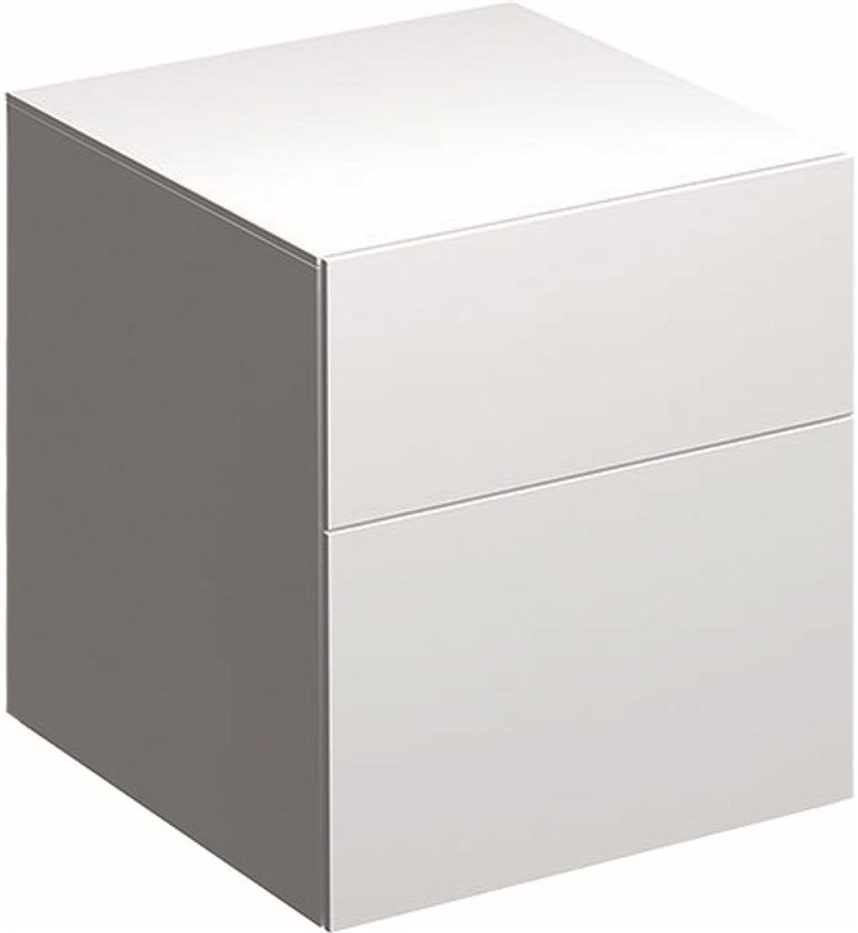 Geberit GE Xeno2 Seitenschrank mit 2 Schubladen 45x51x46,2cm, weiß