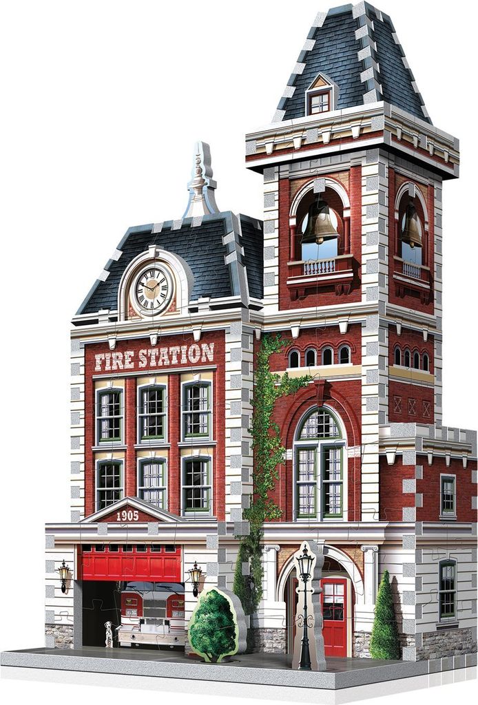 WREBBIT 3D-Puzzle Urbania: Feuerwache 285 Teile Produktbild 