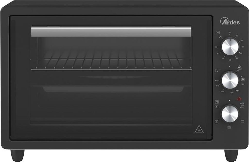 Ardes Kratos Elektrobackofen mit Umluft 37L Schwarz Einstellbarer Thermostat