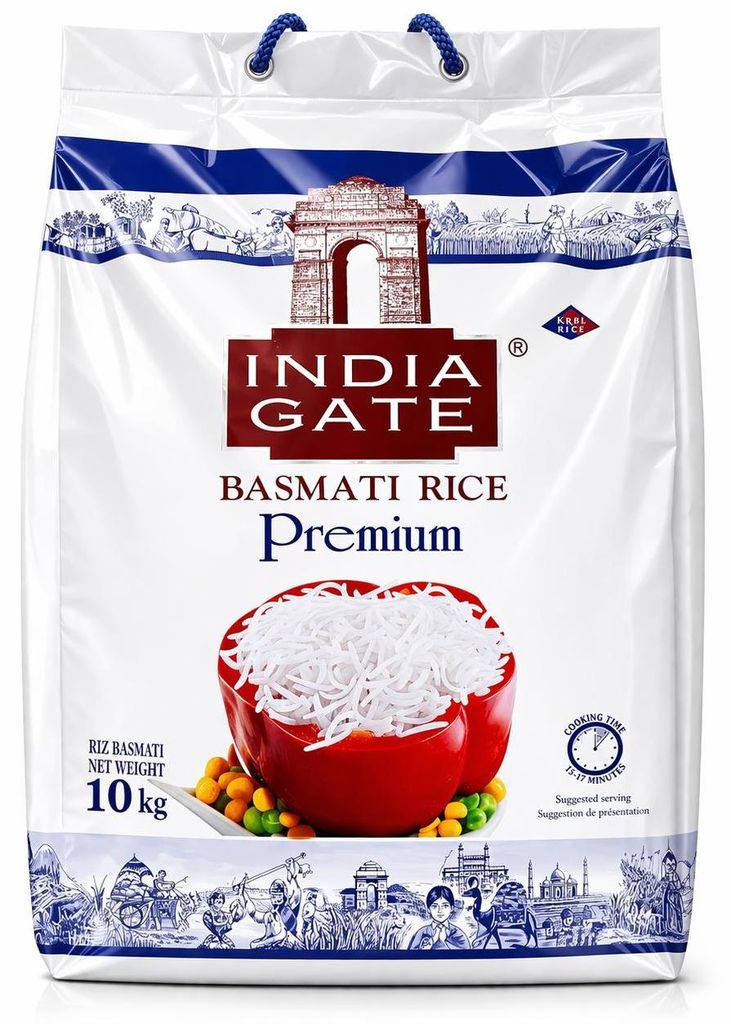 INDIA GATE Basmatireis PREMIUM 10kg Produktbild 