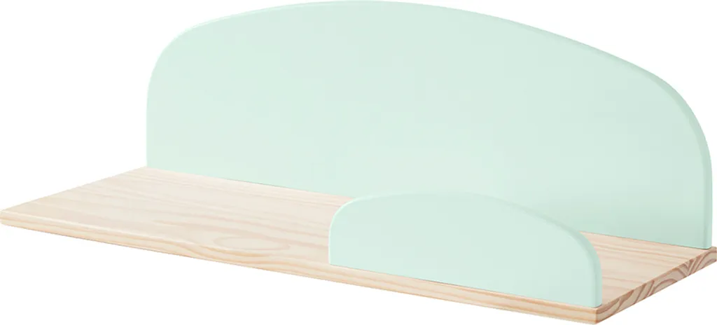 Étagère Murale 65 cm Lux Vert - Solution de Rangement Stable et Design