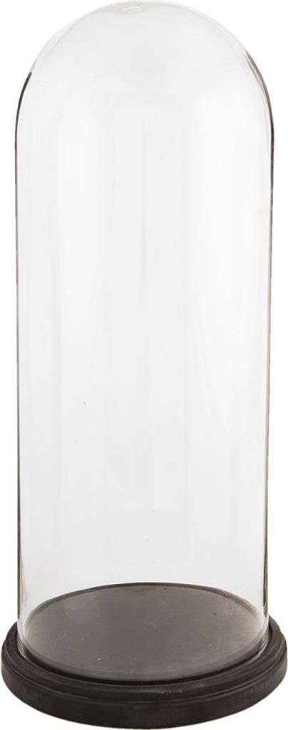 Clayre & Eef Glocke Ø 26x60 cm Transparant Holz Produktbild 