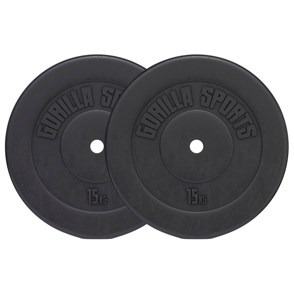 GORILLA SPORTS® Hantelscheiben - 30kg Set