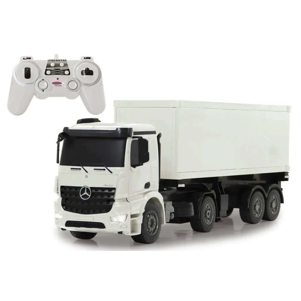 Camion RC Mercedes Arocs Jamara avec Conteneur Amovible et Sons Réels