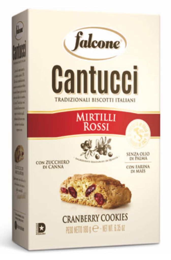 Ciastka z suszonymi jagodami Cantucci Mirtilli Rosii 180g - Zdjęcie produktu 