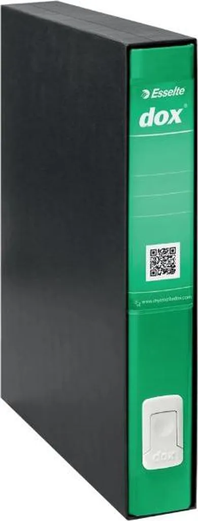 Classeur Vert A4 Esselte DOX5 Robuste - Dos 80mm et Finition Qualité
