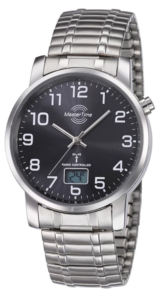 MasterTime Herren-Funkuhr MTGA-10308-22M, mit Produktbild 