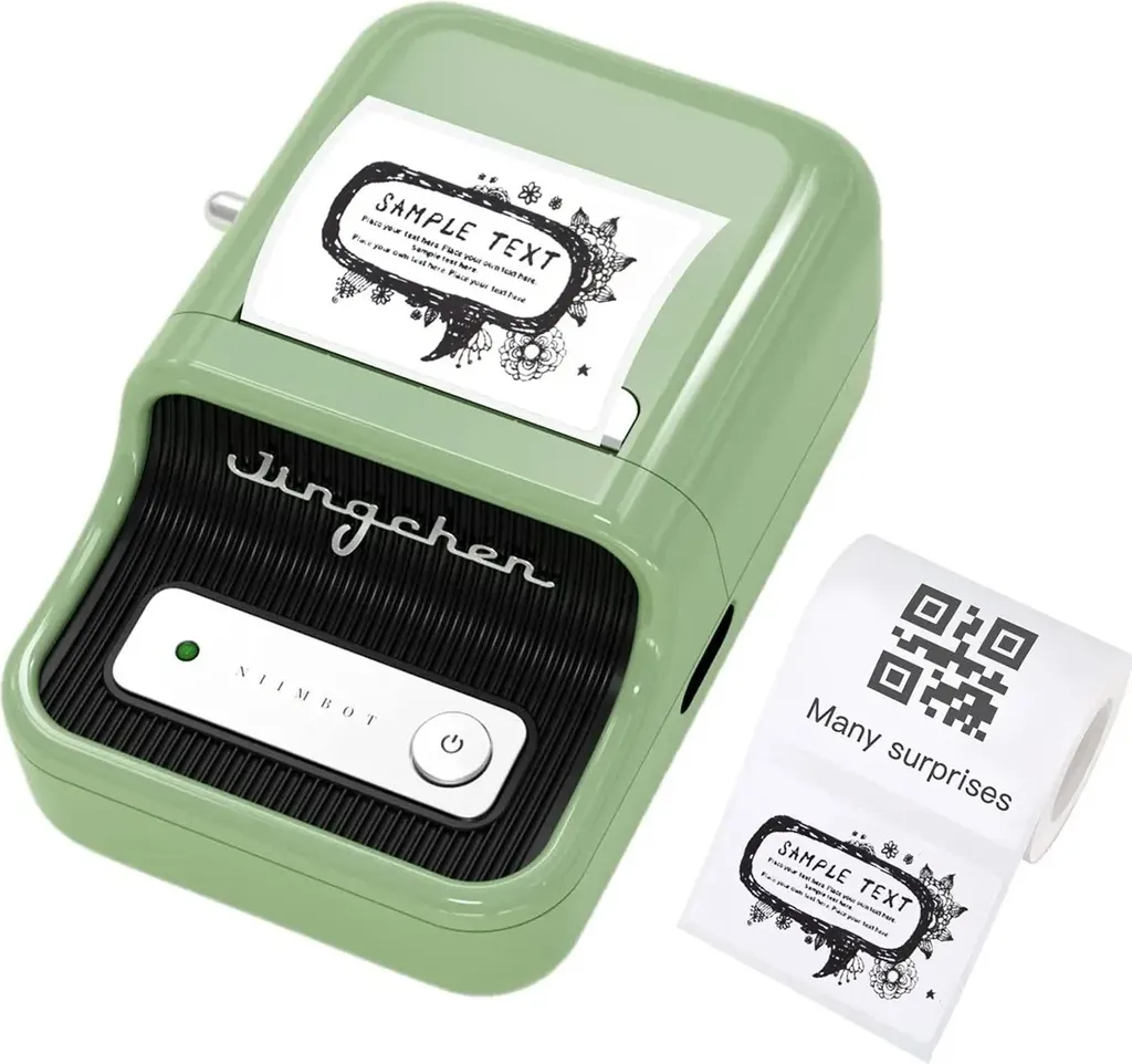 Etichettatrice Portatile Niimbot B21 Verde + Rotolo Omaggio