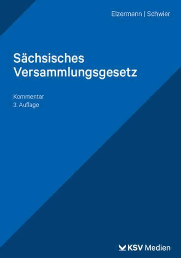 Livre Sächsisches Versammlungsgesetz : Guide du droit de réunion Saxe