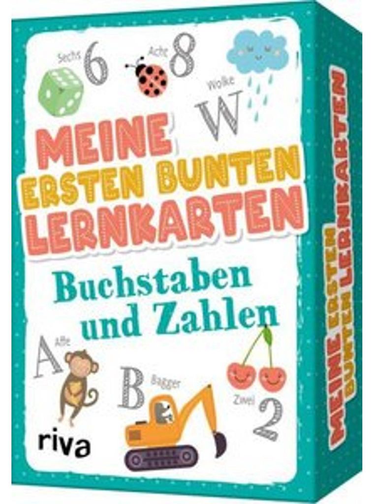 Meine ersten bunten Lernkarten - Buchstaben und Zahlen Produktbild 