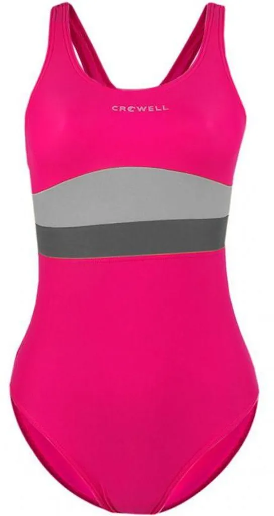 Maillot de bain Crowell Katie PP10855 pour femme - Rose et Gris - 32 DE