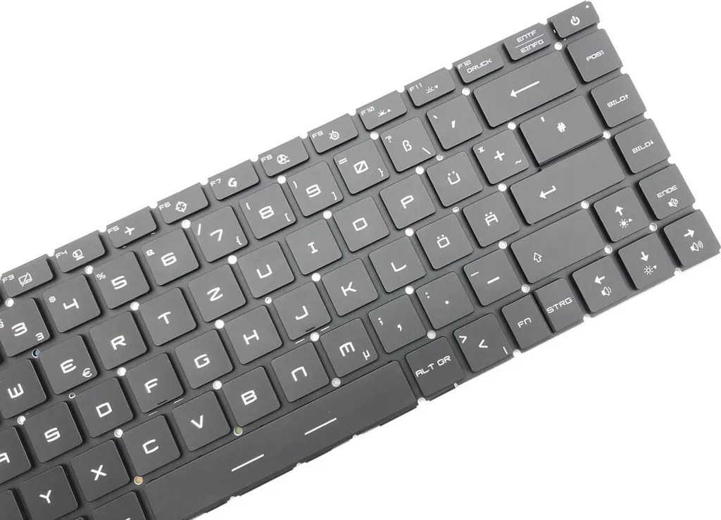 Clavier RGB Français AZERTY Noir pour MSI GE66 Raider Touches Réactives
