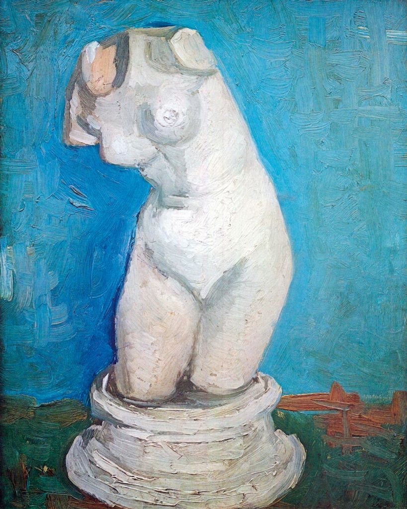Vincent Van Gogh Kunstdruck Bild - Gips-Statuette Eines Weiblichen Torsos, 1887 (50 x 40 cm)