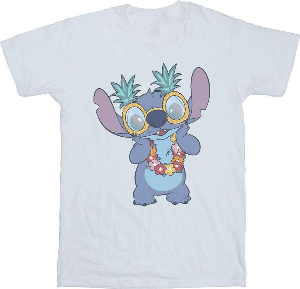 Disney - "Tropical Fun" T-Shirt für Herren BI33012 (M) (Weiß)