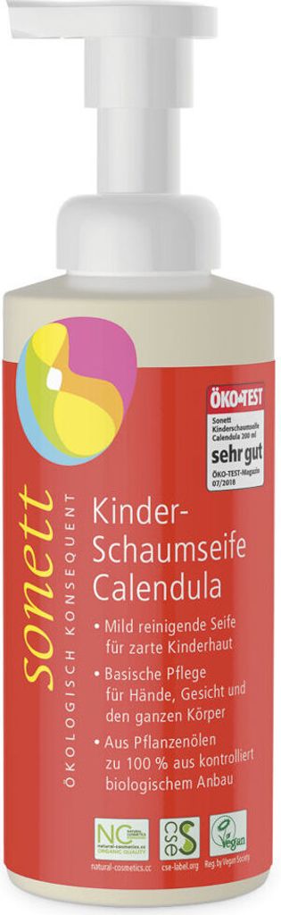 Sonett Kinder-Schaumseife Calendula 200 ml Produktbild 