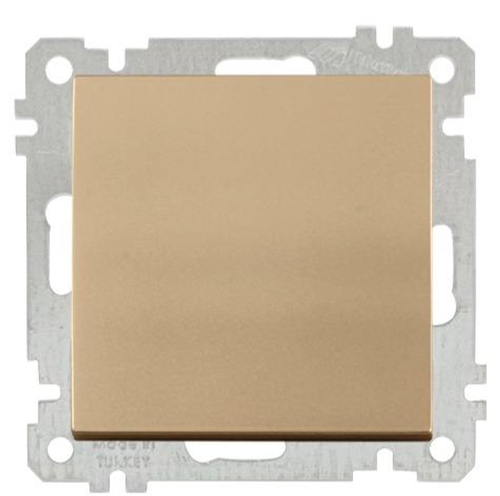 Schalter / Lichtschalter Gold Optik – Unterputz IP20 für Innen – CANDELA