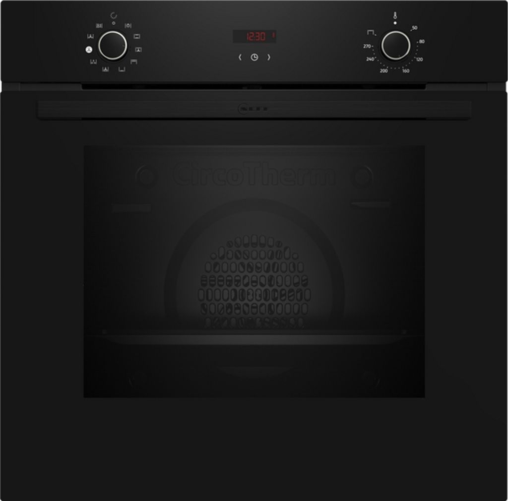 Neff N 30, Einbau-Backofen mit Dampfunterstützung, 60 x 60 cm, Schwarz, B1CVD0AK3