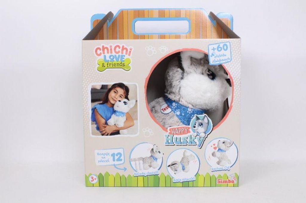 Interaktywny Piesek Husky Reagujący na Komendy Głosowe 41,5 Obrázok produktu 