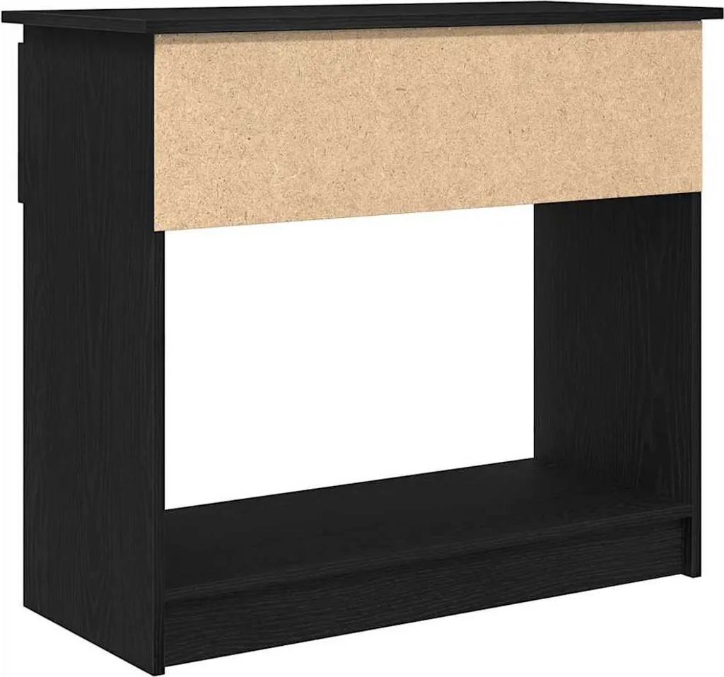 SYFAX™ Tavolo Consolle con Cassetti Nero 85,5x38,5x74,5 cm