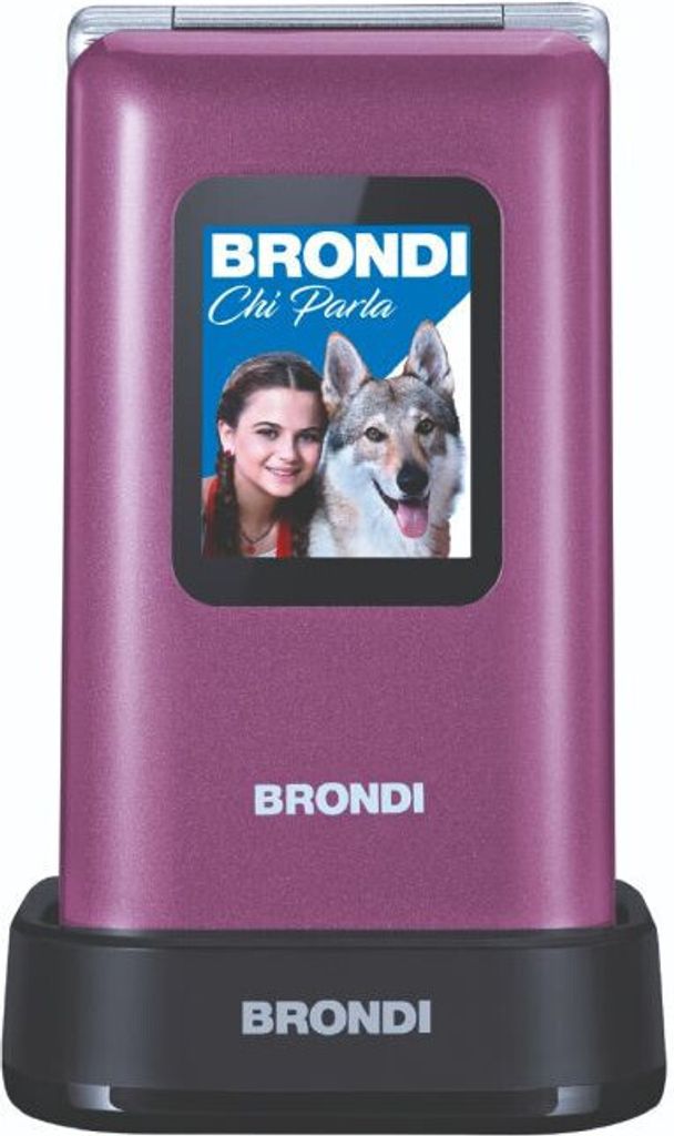 Brondi Amico Prezioso Cellulare a Conchiglia Dual SIM 1.77" Immagine del prodotto 