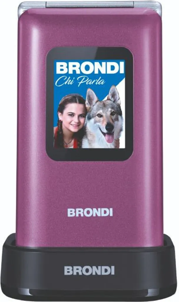 Téléphone Mobile Double SIM Brondi Amico Precious avec Caméra 1,3 Mpx