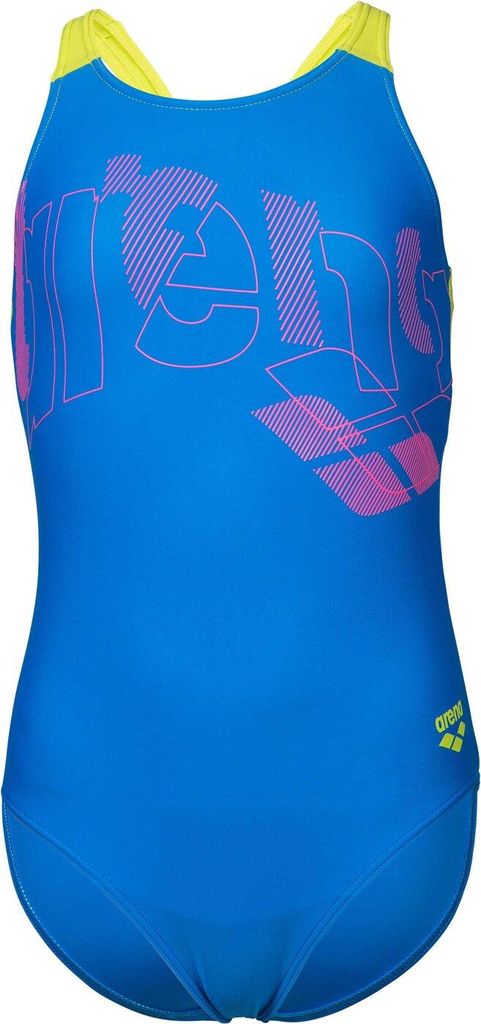 Girl's Arena Tales Swimsuit V 860 Blue China-Artic Lime 116