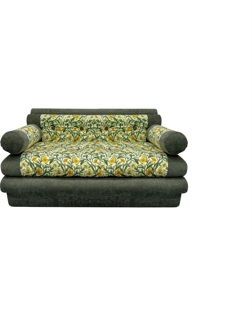 Sofa mit Blumendekor 132x72x48 cm Produktbild 