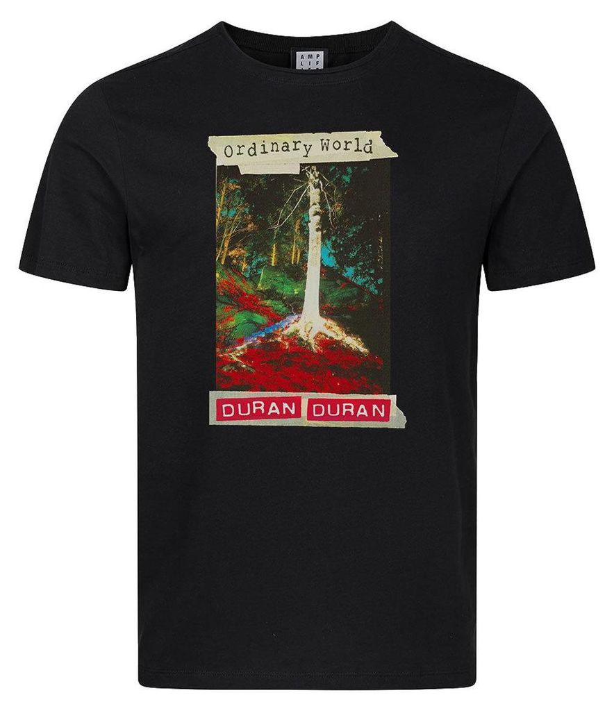 Amplified - "Ordinary World" T-Shirt für Herren/Damen Uni, Rückseitiger Aufdruck GD4370 (3XL) (Schwarz)