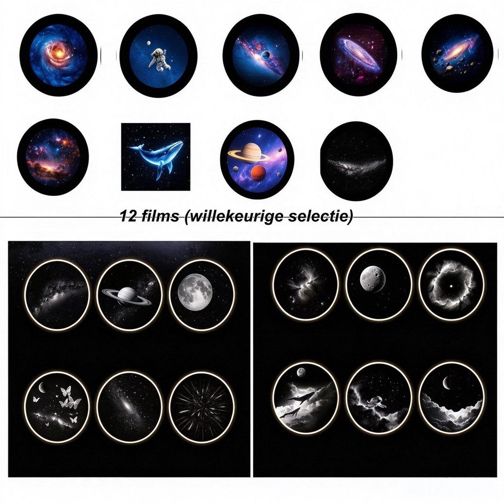 Proiettore 2-in-1 a forma di cielo stellato, lampada Immagine del prodotto 