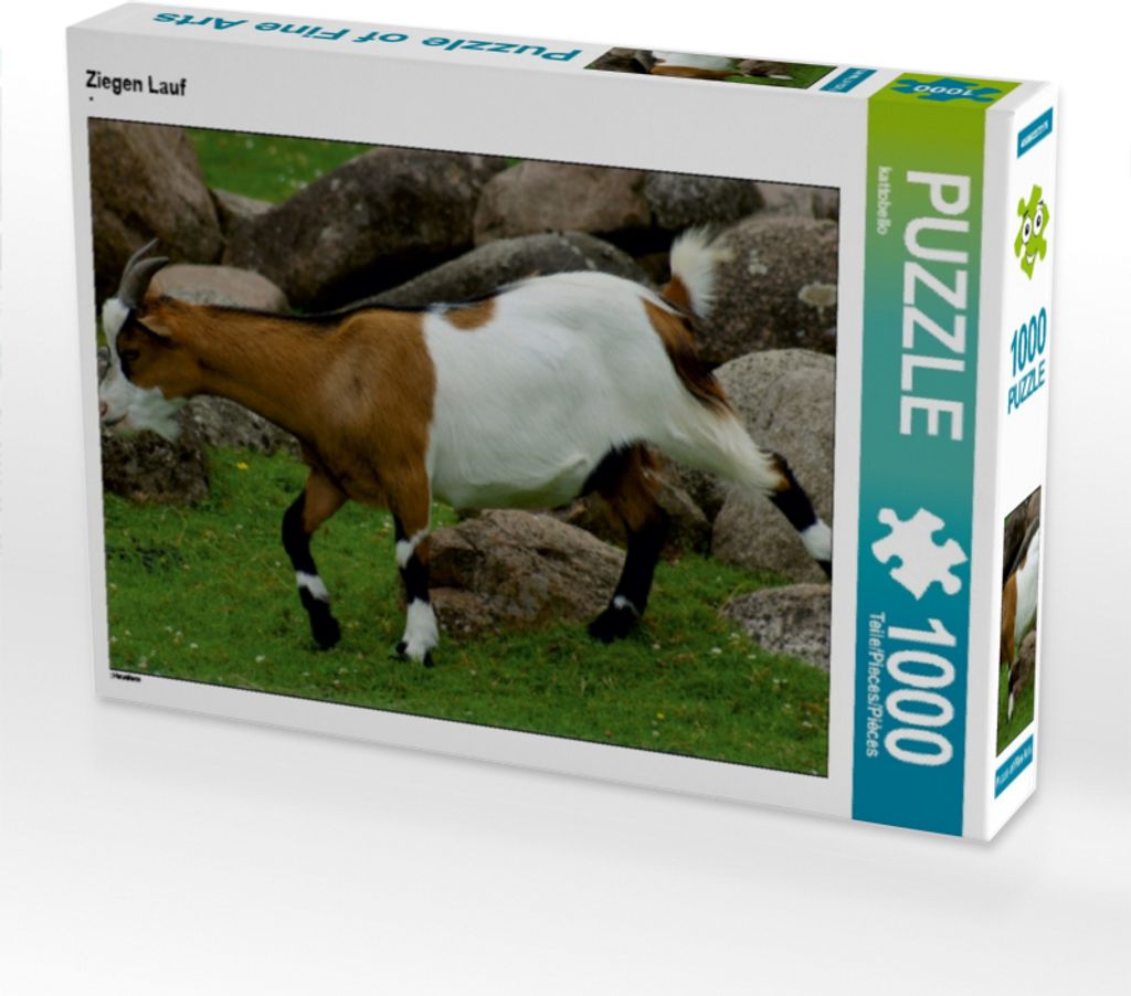 Calvendo Ziegen Lauf 1000 Teile Puzzle quer 640x480mm, CALVENDO; 7304753