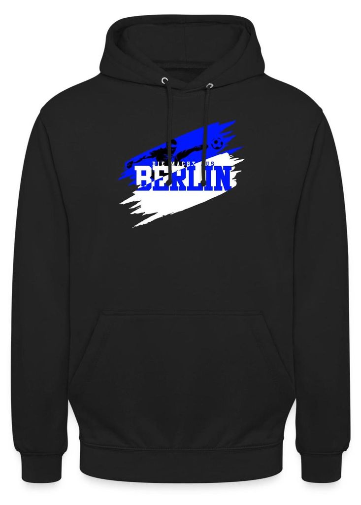 Spreadshirt Die Macht Aus Berlin Blau-Weiß Fußball Fan Uni Produktbild 
