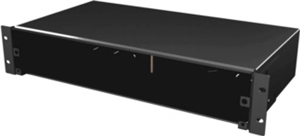 Boîtier d'épissure 2U extensible VSB2HE-A-SW noir sans face avant