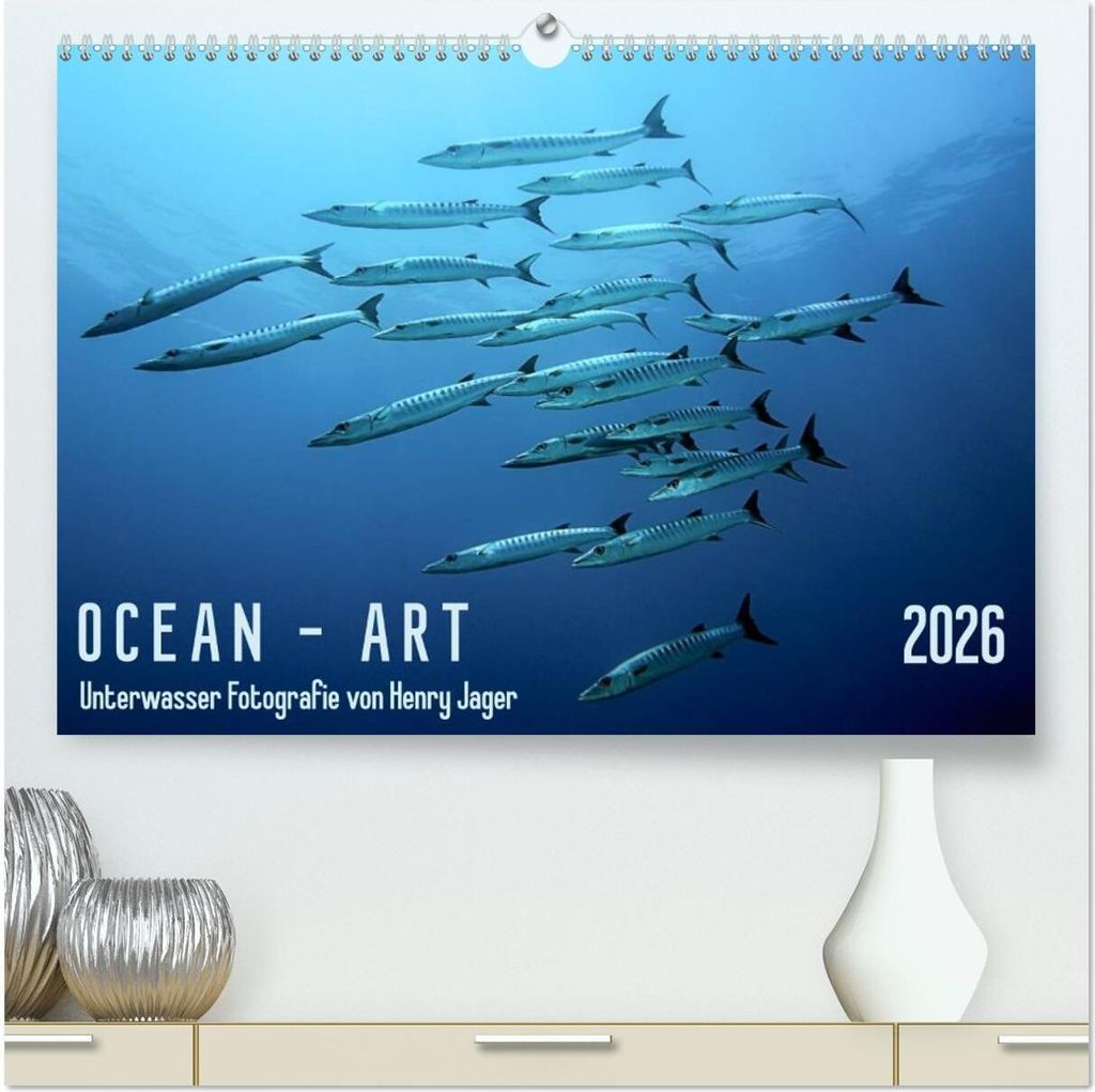 Ocean-Art / CH-Version (hochwertiger Premium Wandkalender 2026 DIN A2 quer), Kunstdruck in Hochglanz