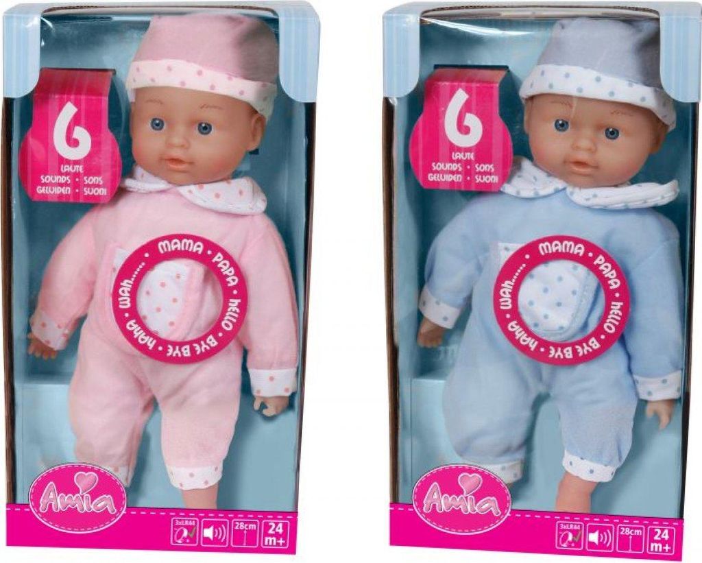 AMIA Puppe mit Mütze sprechend Produktbild 