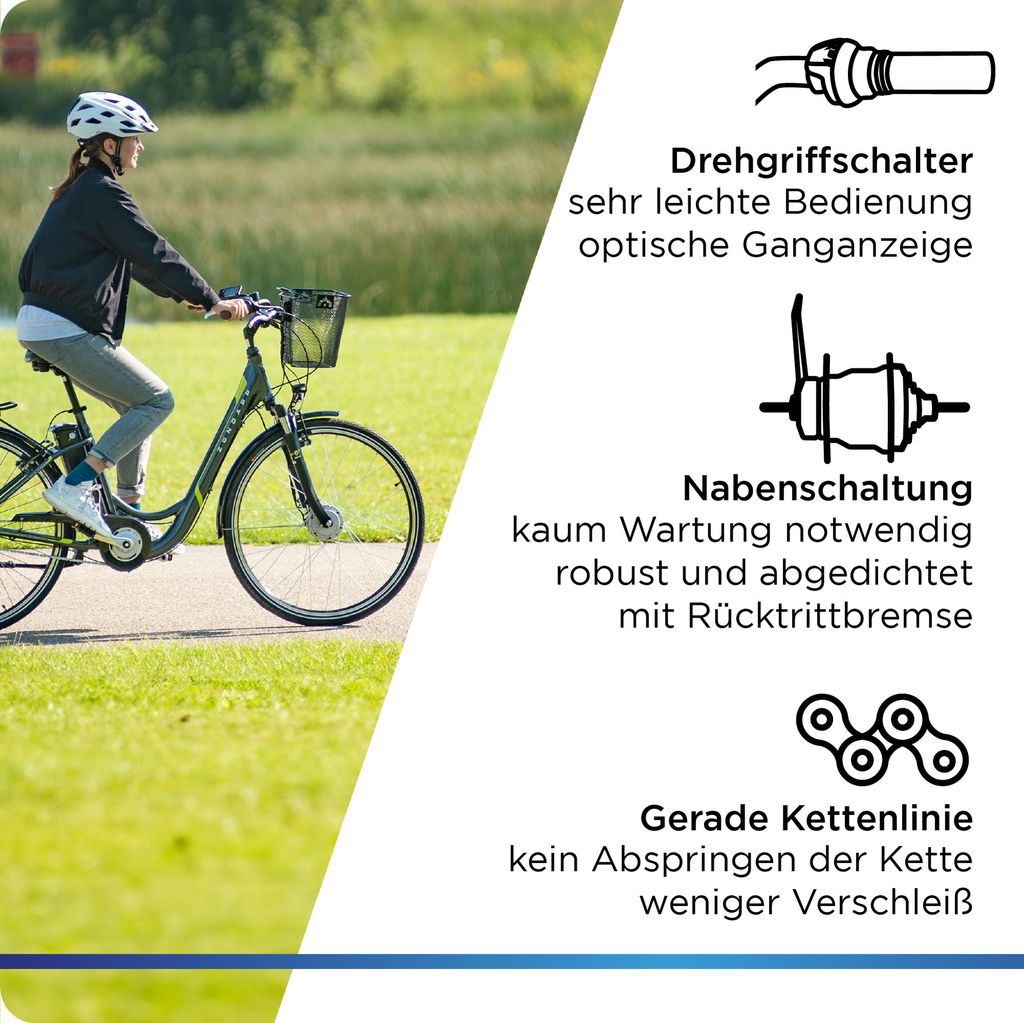 Zündapp Z510 E Bike 28 Zoll Damenfahrrad ab 155 cm mit 3 Produktbild 7
