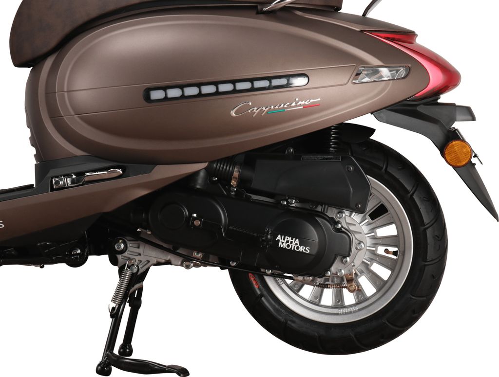 Motorroller Cappucino 50 ccm 45 kmh EURO 5 mattbraun Produktbild 11
