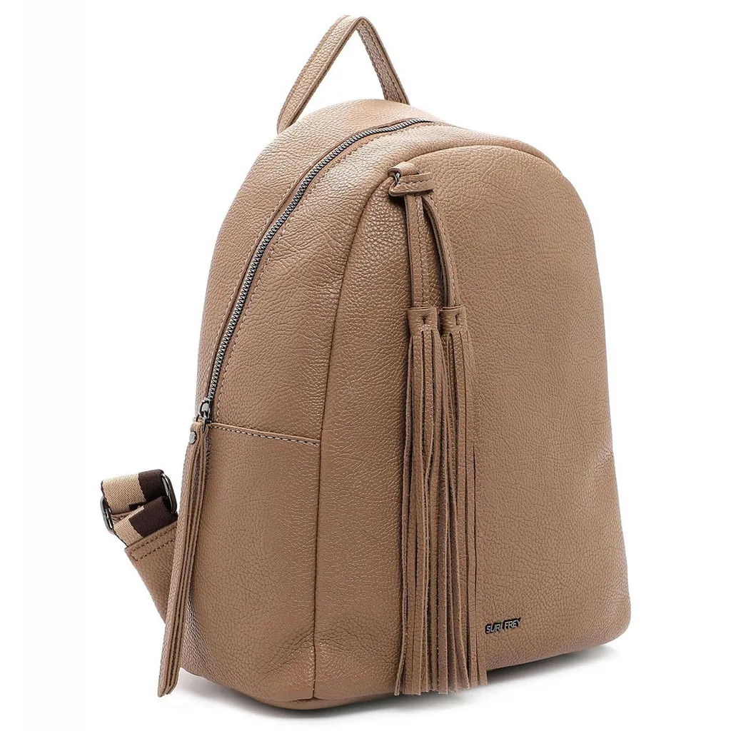 SURI FREY Kiky Backpack Darktaupe avec compartiment tablette intégré - 2