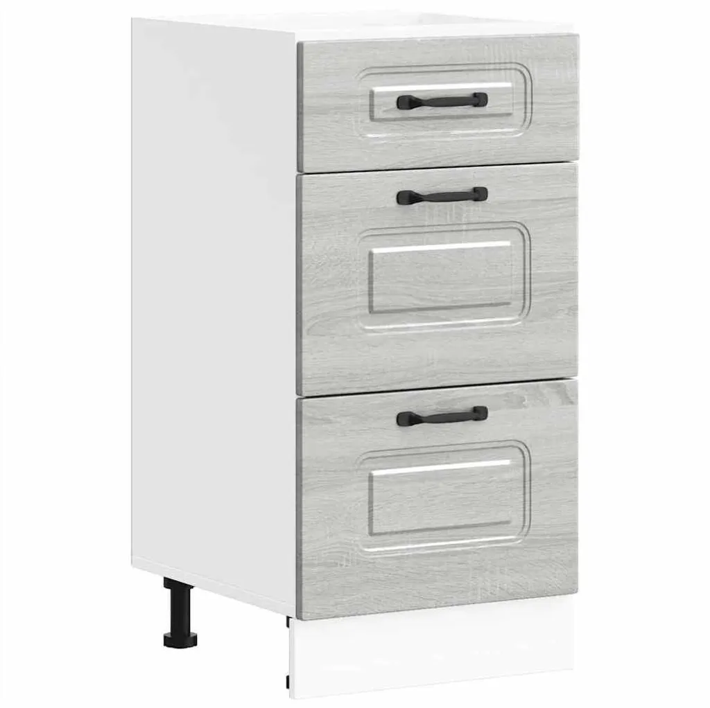 Mobile Base Cucina Grigio Sonoma Kalmar 60cm - Design e Praticità