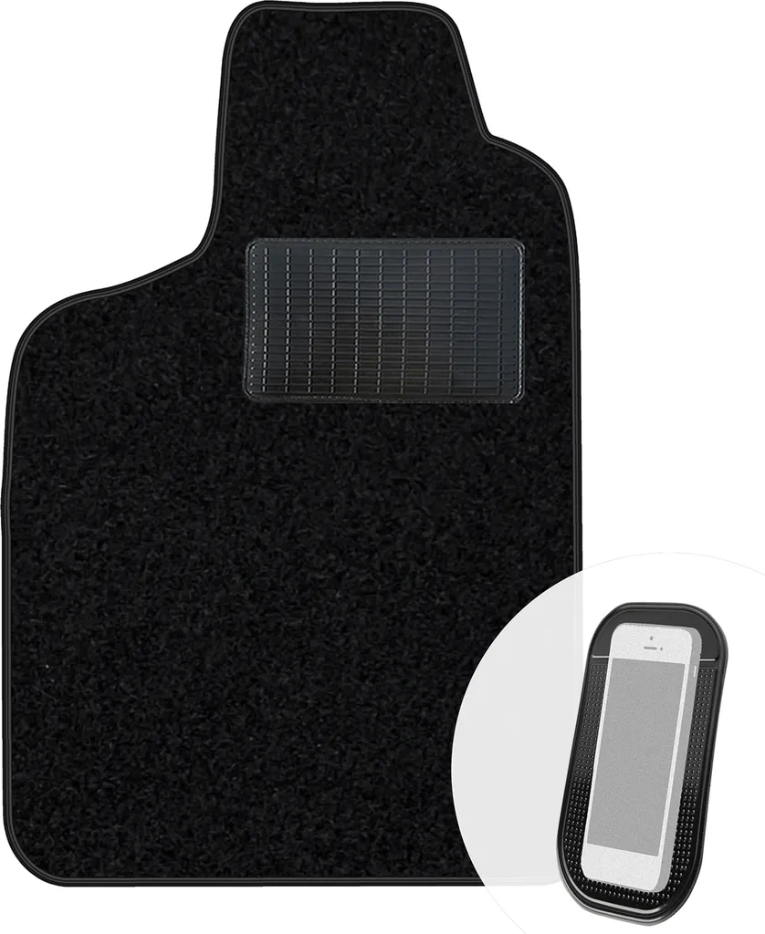 Ricambio Tappetino Guida Renault Laguna I (98-01) Nero Velours