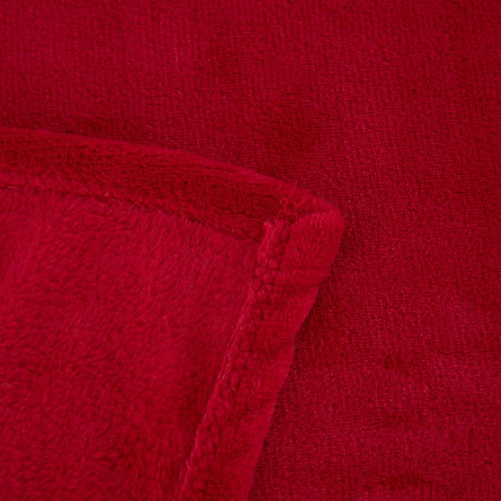 Koc z mikrofibry | ROTE | czerwony | 150x200 cm | 856872 Zdjęcie produktu 4