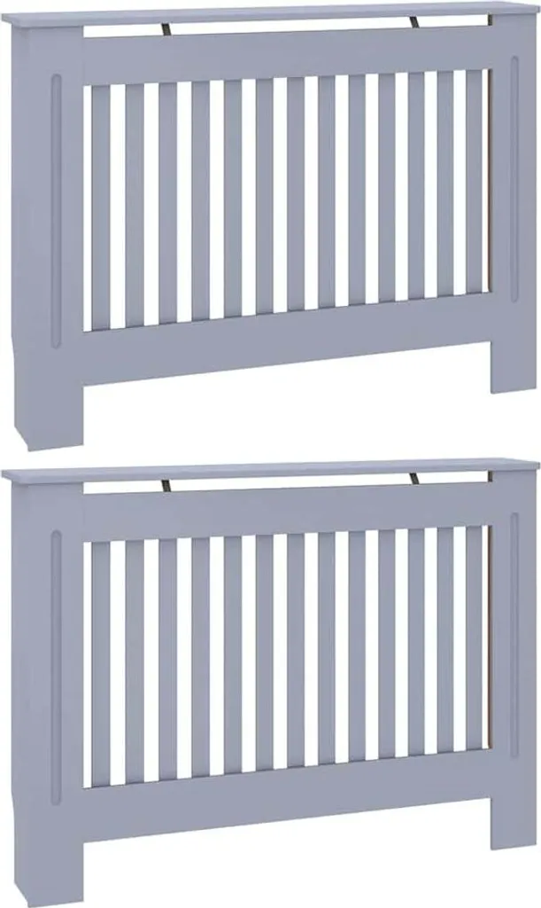 Cacher un Radiateur avec ce Lot de 2 Habillages Gris 112 cm Modulables