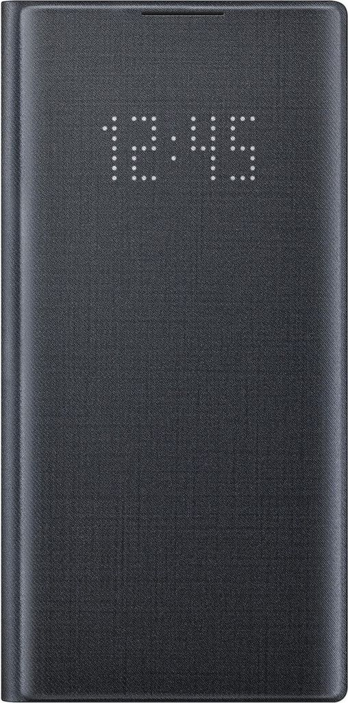 Samsung Galaxy Note 10 Hülle - Kunstleder - Samsung Klapphülle - Schwarz