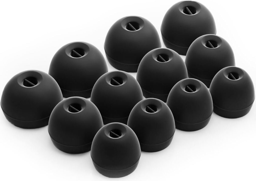 12 x Gommini Auricolari in Silicone Ricambio per Sennheiser Immagine del prodotto 