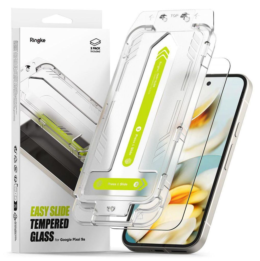 Szkło Hartowane Ringke Easy Slide 2-Pack Google Pixel 9A Image du produit 