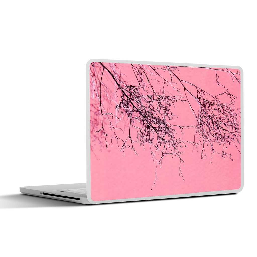 MuchoWow Laptop Aufkleber Sticker Cover Blumen - Zweige - Sommer 36.5x27.5 cm - Laptop-Sticker