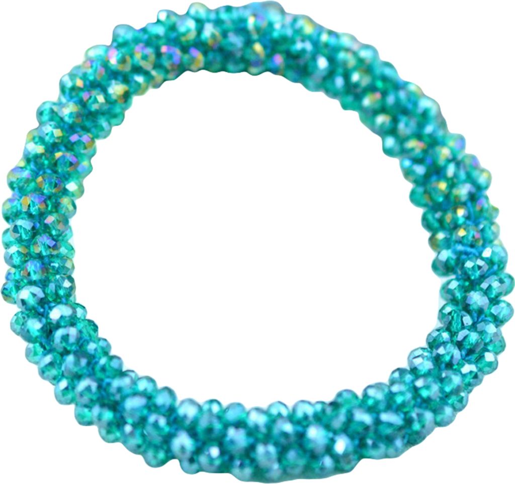 Glänzendes Strass-elastisches Armband-Armband-Haar-Seil-Haarband Nepal-Frauen-Schmuck-7