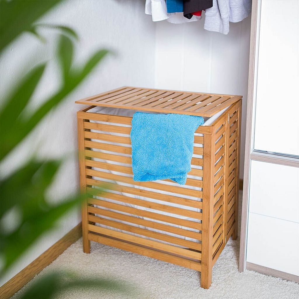 relaxdays prádelní komoda hnědá Obrázek produktu 4