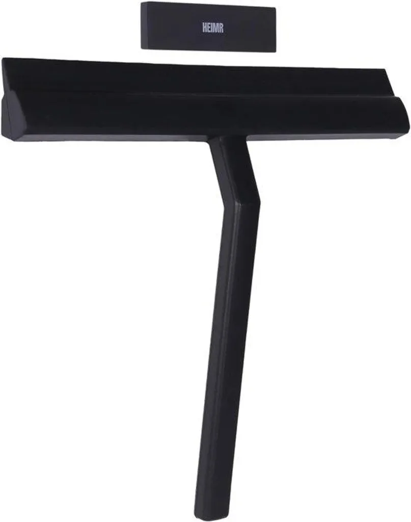 Raclette Douche Magnétique en Silicone Noir Flexible Anti-Calcaire 23cm