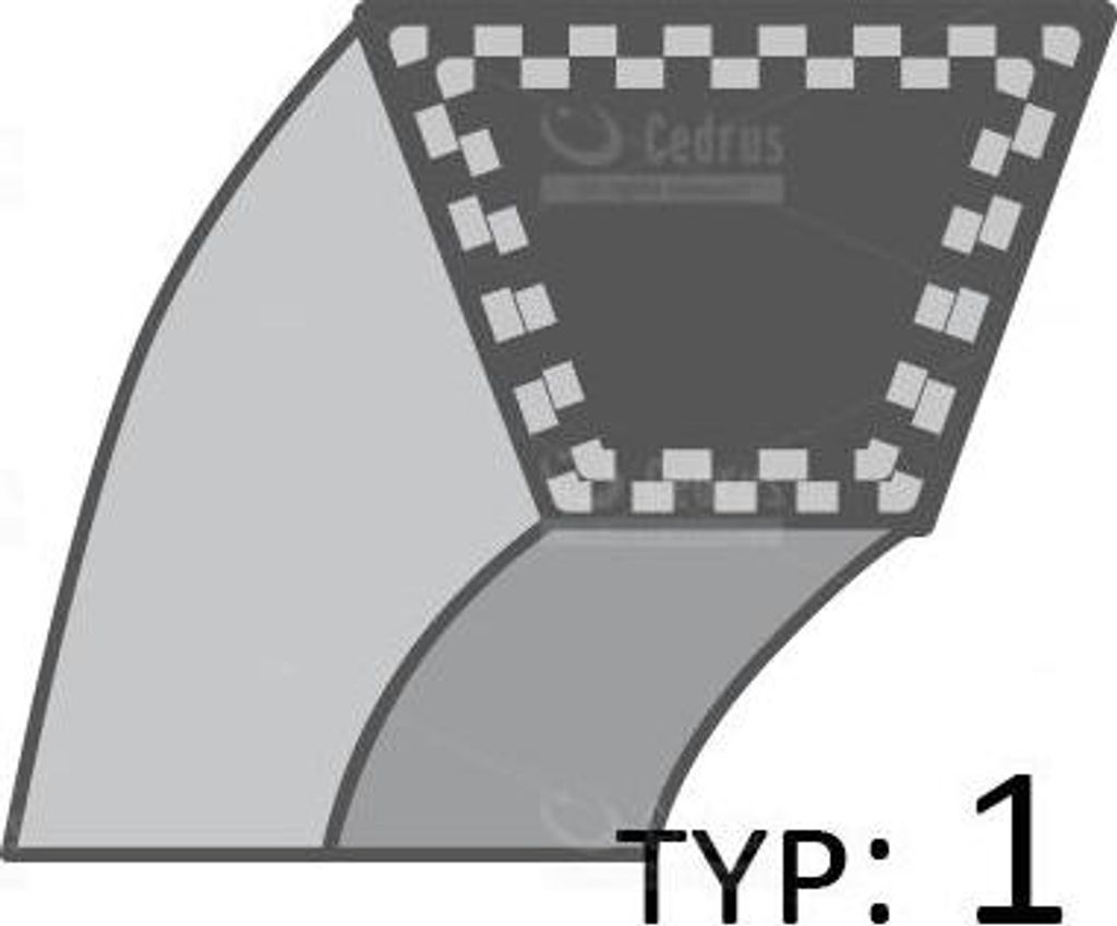 Pasek MTD napęd jazdy /9.5x1003/ DBR A-7540460 Zdjęcie produktu 