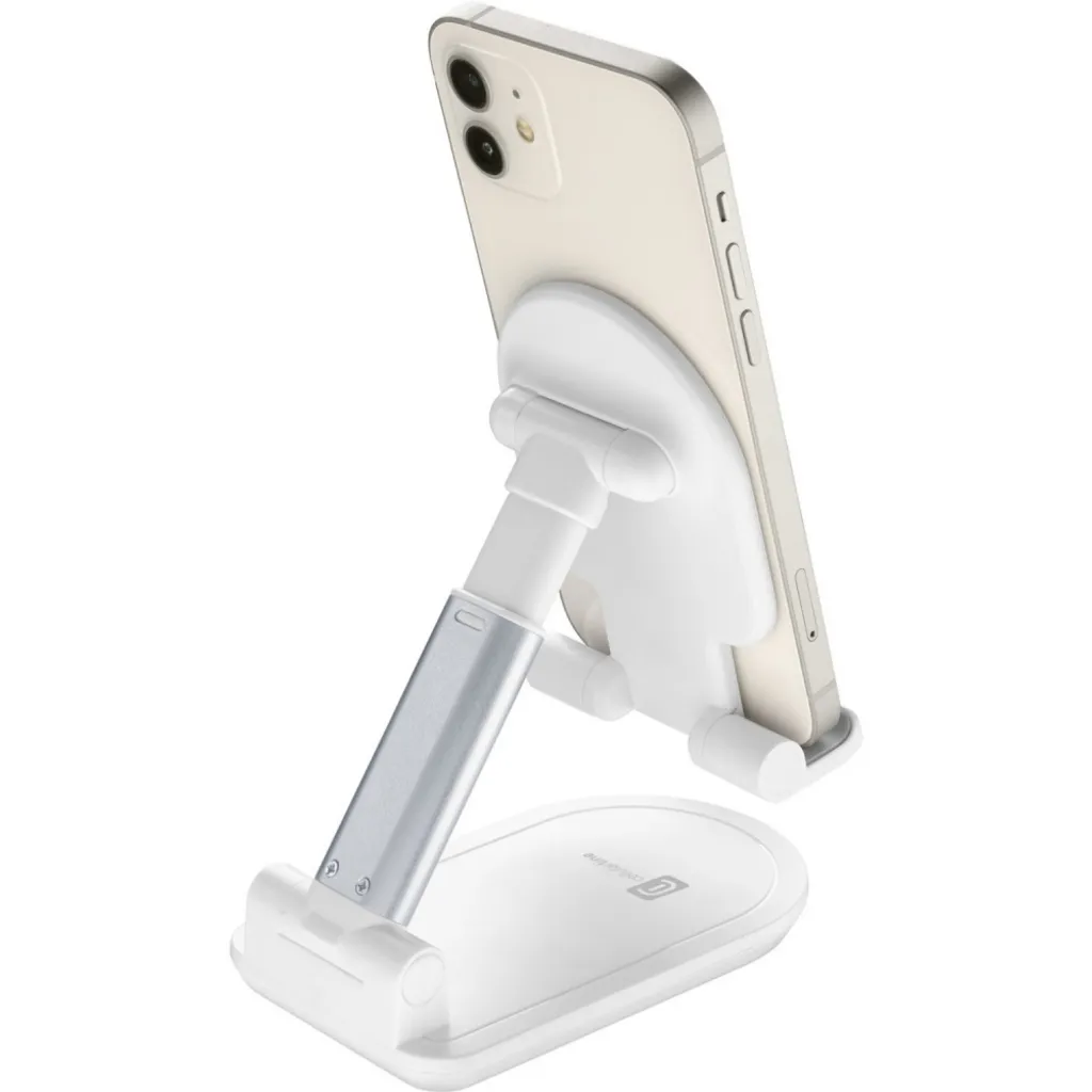 Cellularline Table Stand Bianco: Il Supporto Definitivo per Tablet - 4